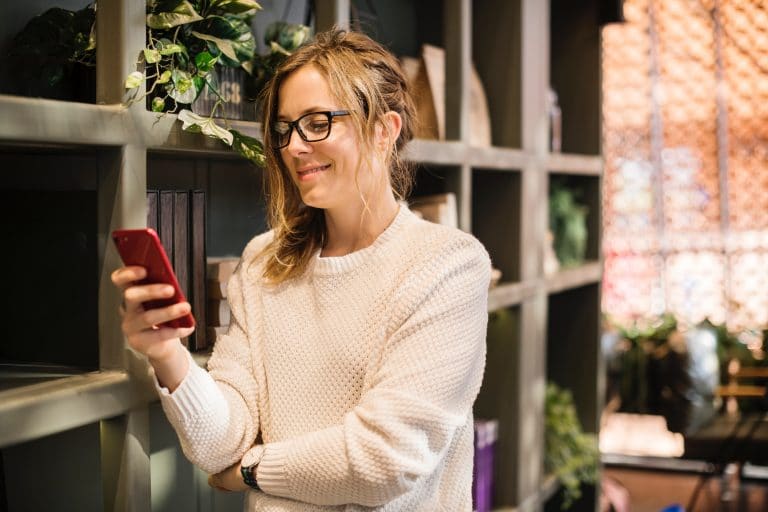 Small business owner using GPS Tracking