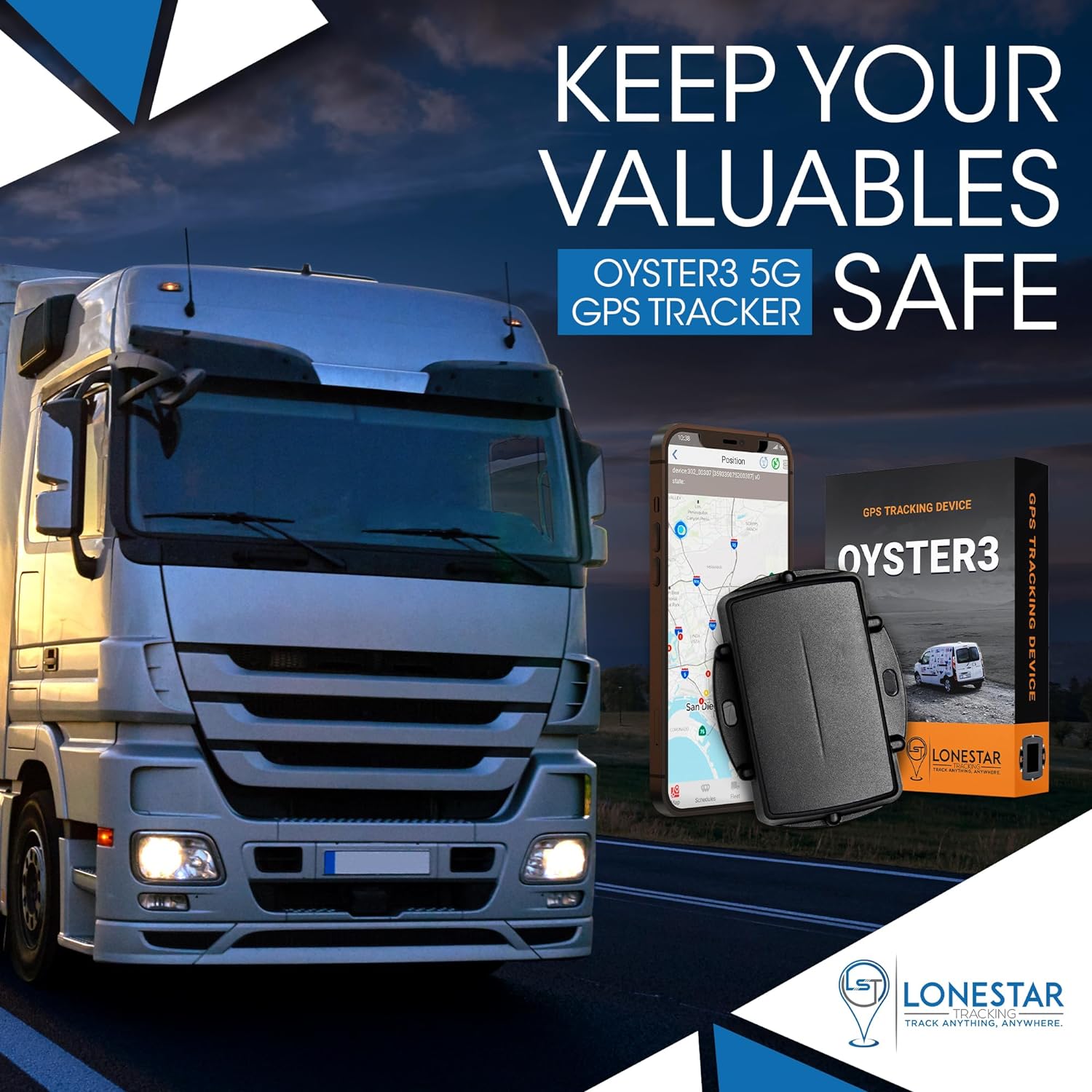 Oyster3 5G Waterproof GPS Tracker - Instant Alerts - ATLT Device