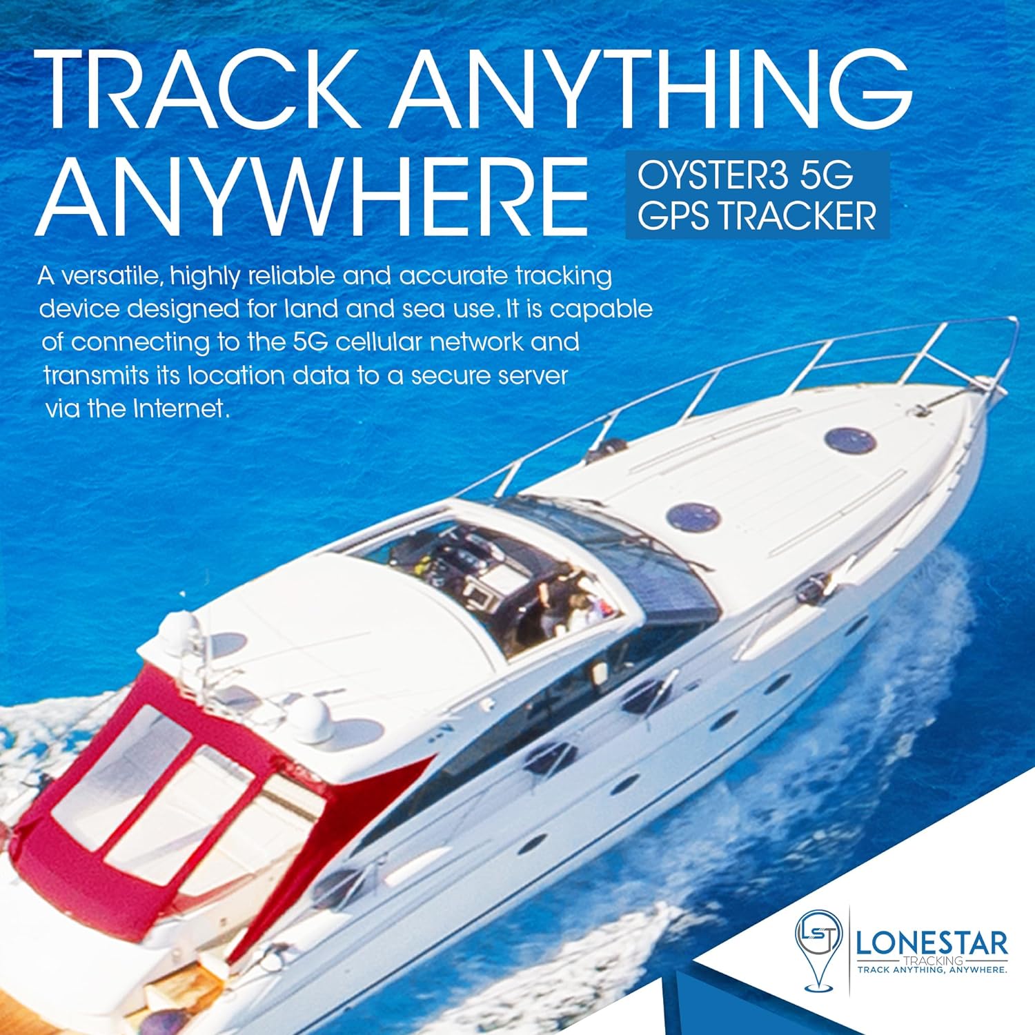 Oyster - Rastreador GPS 4G/5G Cat-M1 para activos, hasta 5 años de duración  de la batería, pequeño, impermeable para seguimiento de activos