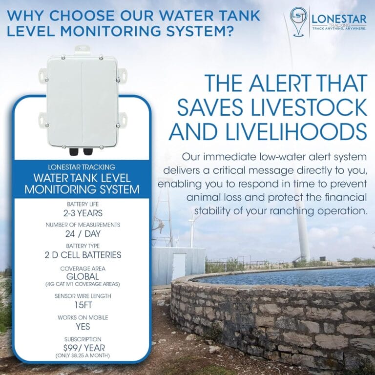 Water Tank Level Monitoring System 2026 - LoneStar Tracking®